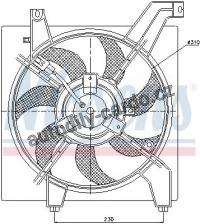 Ventilátor chladiče NISSENS 85034