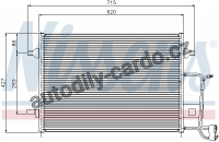 Chladič klimatizace NISSENS 94922