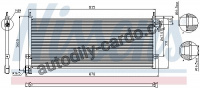 Chladič klimatizace NISSENS 94903