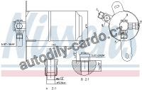 Vysoušeč klimatizace NISSENS 95184