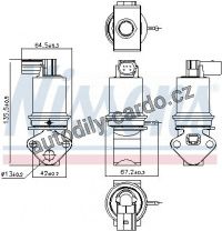 EGR Ventil NISSENS (98202)
