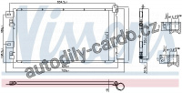 Chladič klimatizace NISSENS 94591