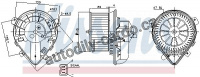 Vnitřní ventilátor NISSENS 87178