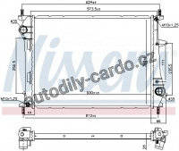 Chladič motoru NISSENS 617867