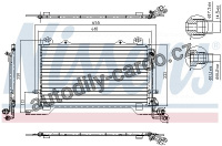 Chladič klimatizace NISSENS 94567