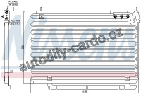 Chladič klimatizace NISSENS 94576
