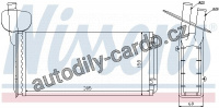 Výměník tepla NISSENS 73965