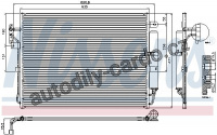 Chladič klimatizace NISSENS 94962