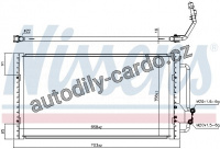 Chladič klimatizace NISSENS 94939