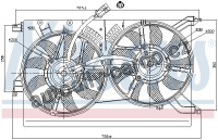 Ventilátor chladiče NISSENS 85523