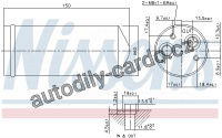 Vysoušeč klimatizace NISSENS 95141