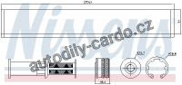 Vysoušeč klimatizace NISSENS 95598