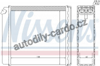 Výměník tepla NISSENS 72636