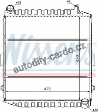 Chladič motoru NISSENS 61450