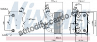 Chladič motorového oleje NISSENS 90919