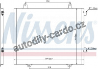 Chladič klimatizace NISSENS 94573