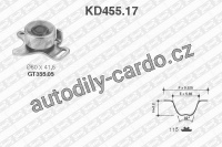 Sada rozvodového řemene SNR KD455.17