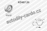 Sada rozvodového řemene SNR KD457.20