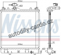 Chladič motoru NISSENS 64175A