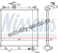 Chladič motoru NISSENS 64204