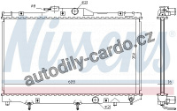 Chladič motoru NISSENS 646281