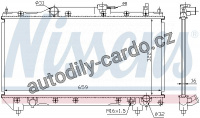 Chladič motoru NISSENS 64783A