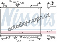 Chladič motoru NISSENS 64801