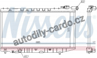 Chladič motoru NISSENS 64835