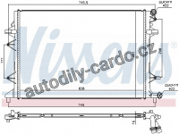 Chladič motoru NISSENS 65017