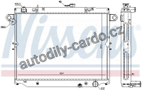 Chladič motoru NISSENS 64881