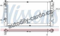 Chladič motoru NISSENS 65238A