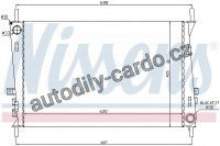 Chladič motoru NISSENS 66704