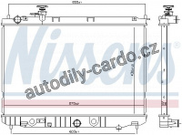 Chladič motoru NISSENS 66776