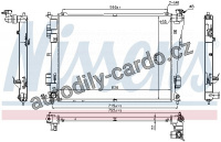 Chladič motoru NISSENS 66783