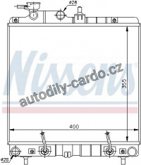 Chladič motoru NISSENS 67016A