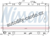 Chladič motoru NISSENS 67024