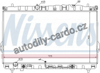 Chladič motoru NISSENS 67033