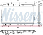 Chladič motoru NISSENS 67026