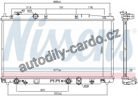 Chladič motoru NISSENS 681374