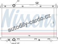 Chladič motoru NISSENS 681376