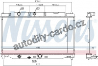 Chladič motoru NISSENS 681409
