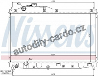 Chladič motoru NISSENS 68145