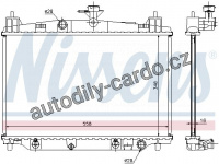 Chladič motoru NISSENS 68505