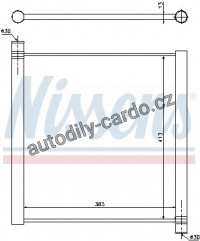 Chladič motoru NISSENS 68451
