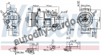 Kompresor klimatizace NISSENS 890030