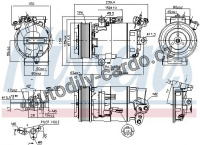 Kompresor klimatizace NISSENS 890015