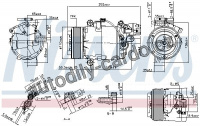 Kompresor klimatizace NISSENS 890071