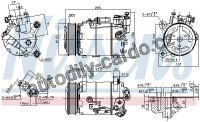 Kompresor klimatizace NISSENS 890099