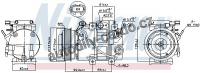 Kompresor klimatizace NISSENS 890151