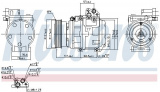 Kompresor klimatizace NISSENS 890234